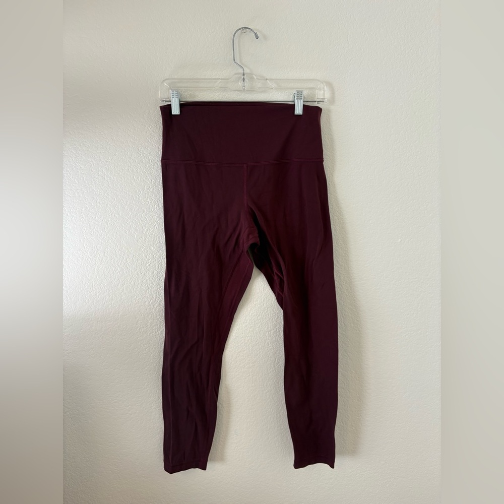 lululemon athletica Burgundy leggings ‘34